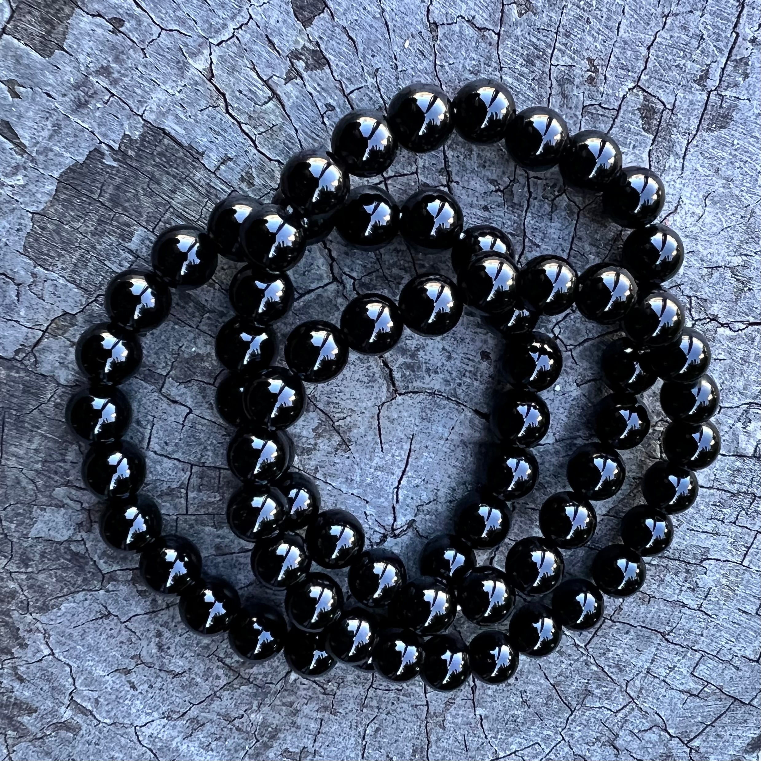 Black Tourmaline Protector Bracelet 8mm