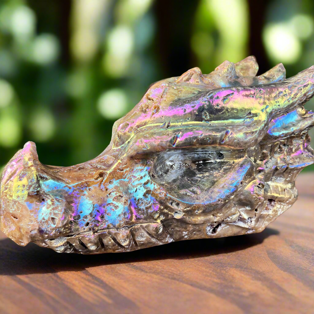 Rainbow Sphalarite Dragon Head