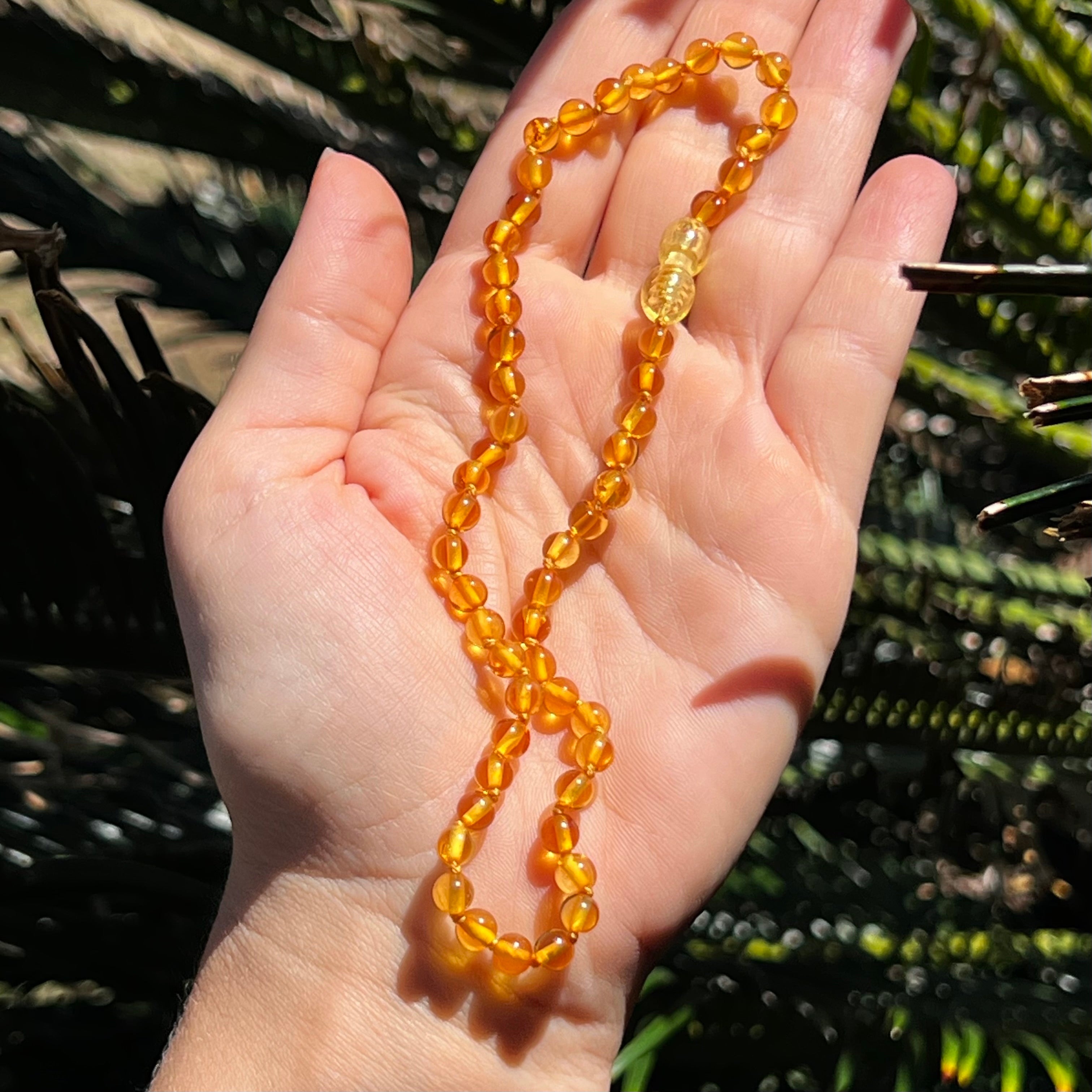 Amber Baby Teething Necklace