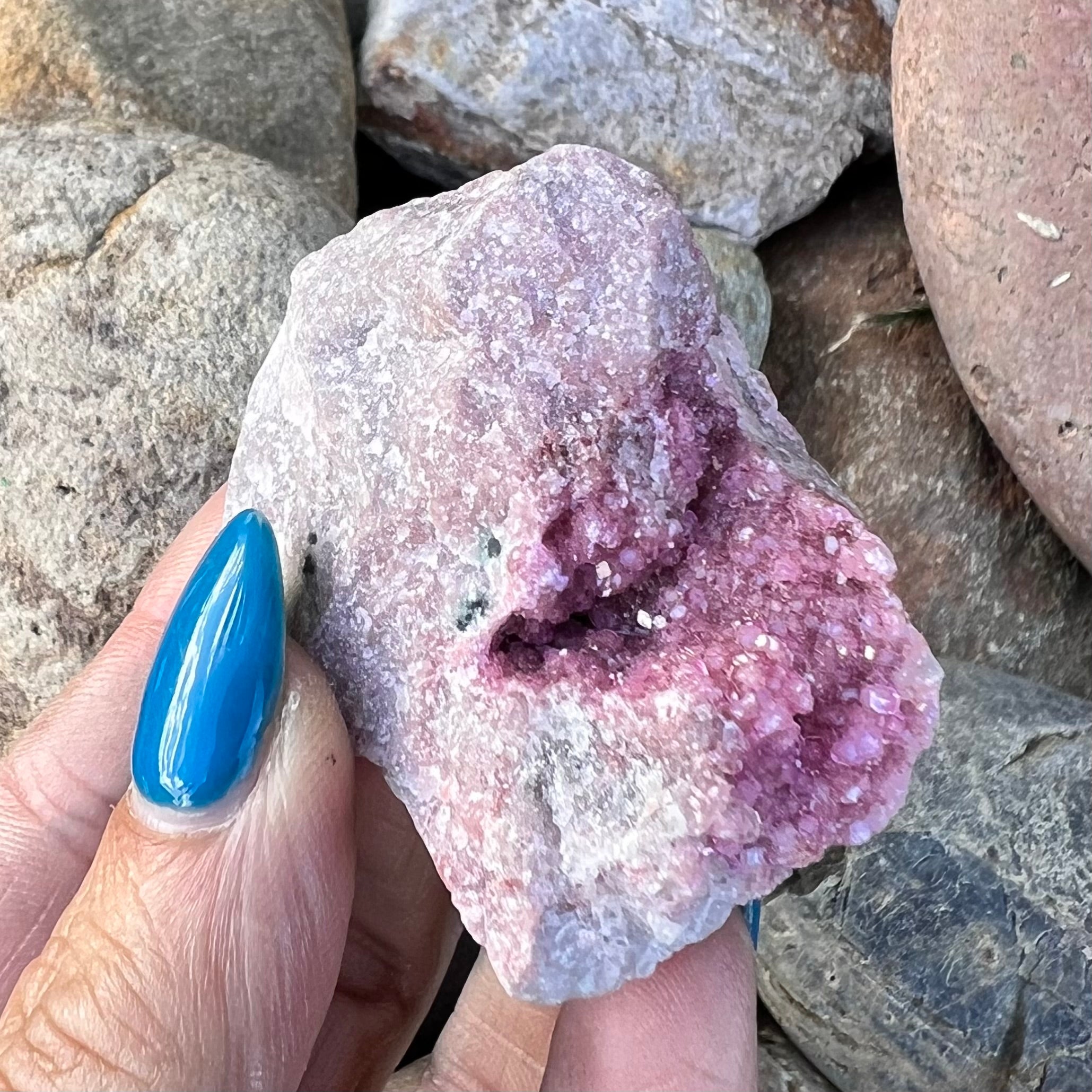 Cobalton Calcite ~ Specialty Crystal