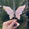 Flower Agate Butterfly Carving