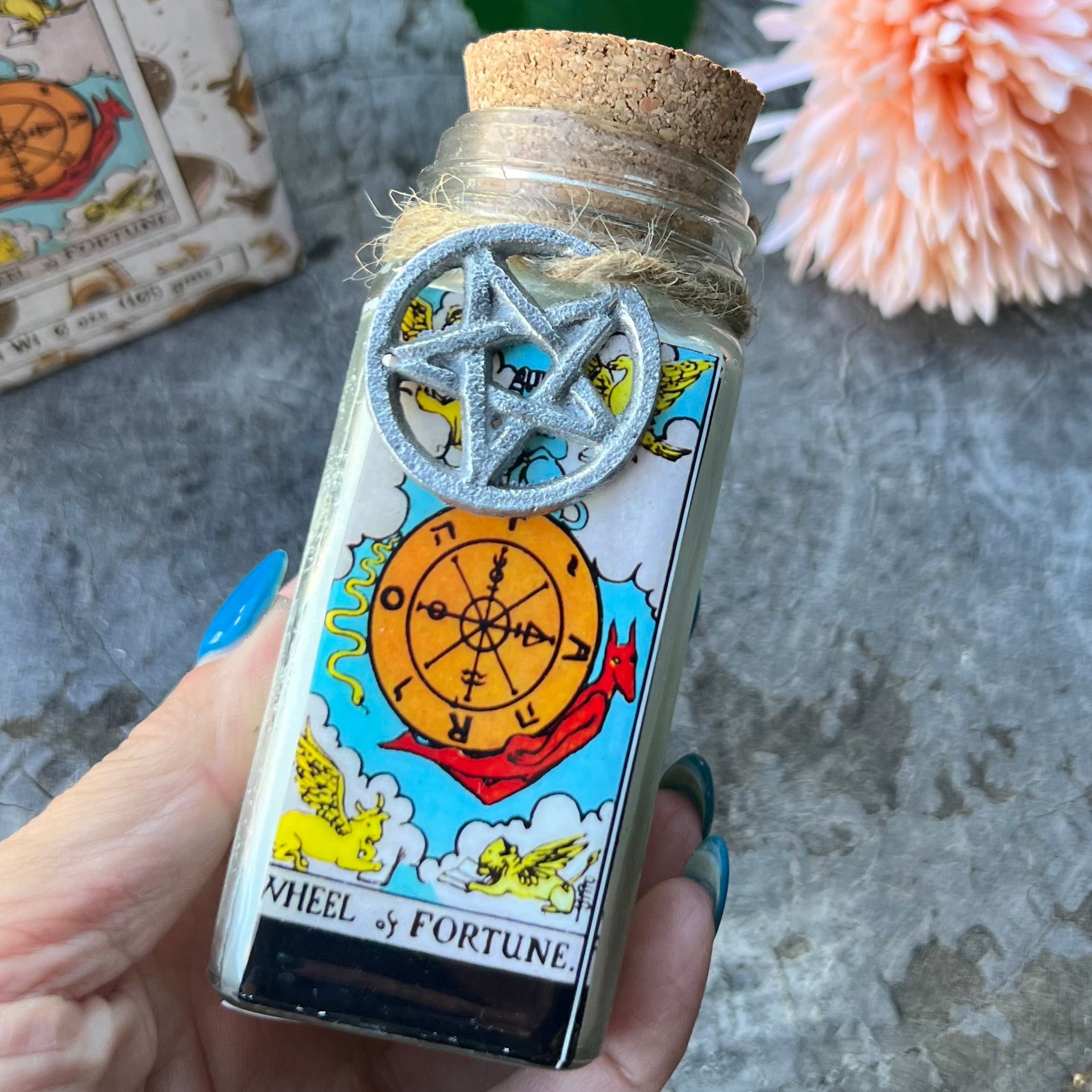 The Wheel of Fortune ~ Tarot ~  Candle