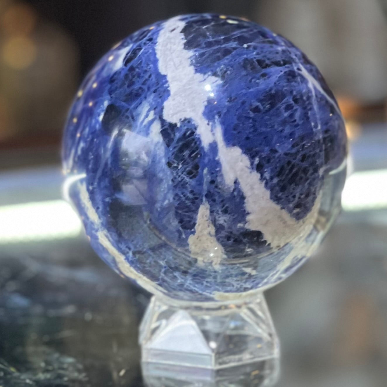 Self Expression Sphere ~ Sodalite