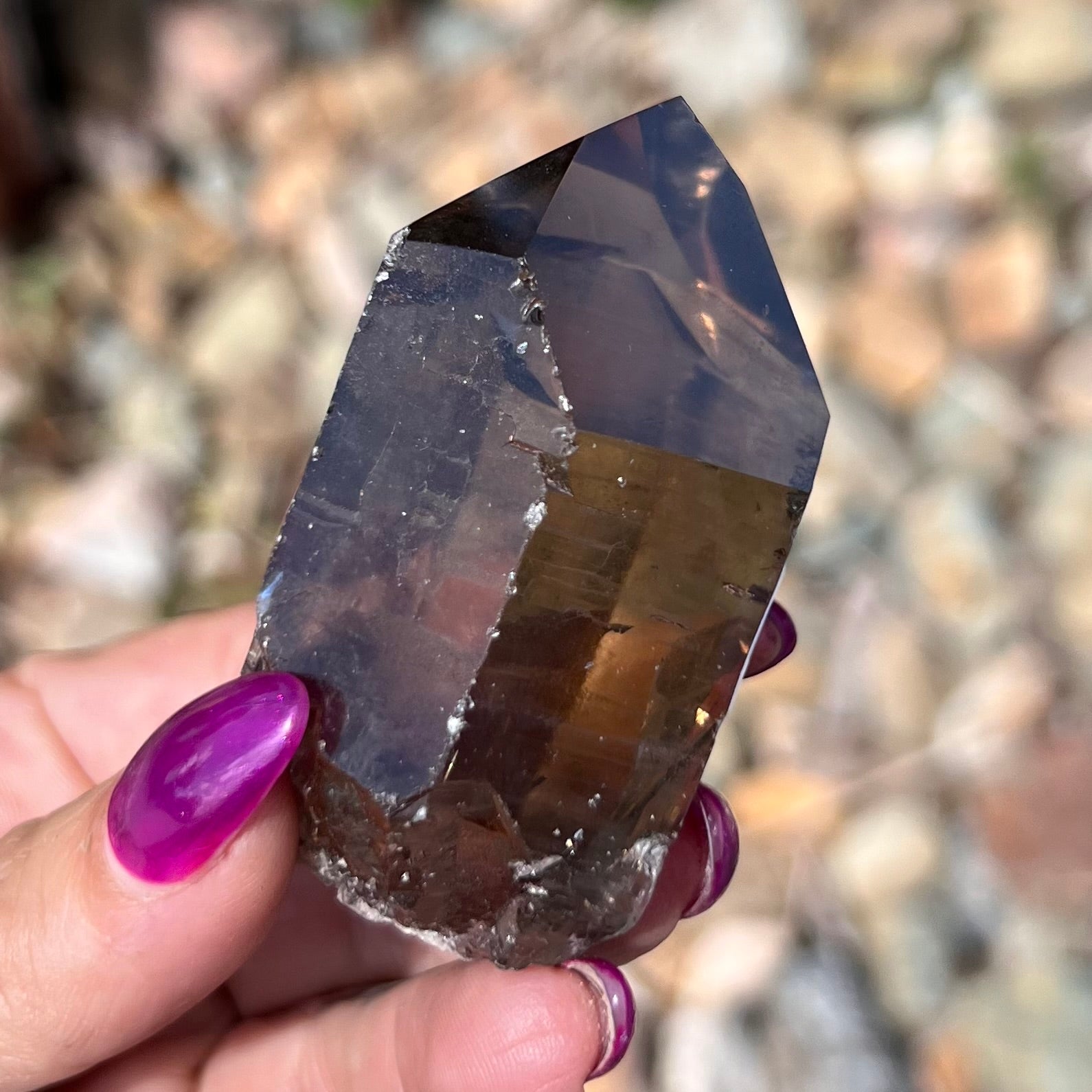 Raw Smokey Citrine Lumerian Seed Specimen