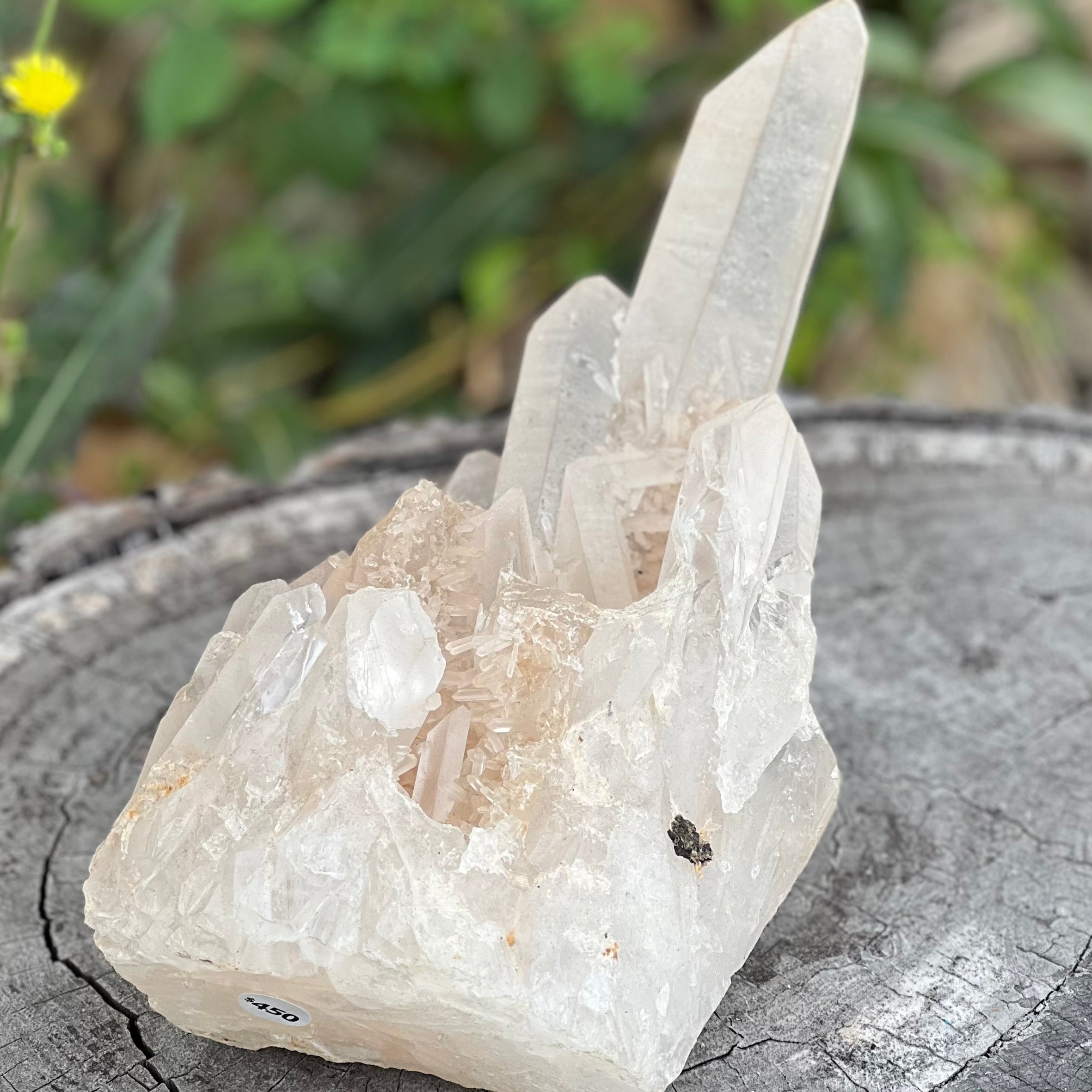 Clear Quartz Natural Raw Cluster