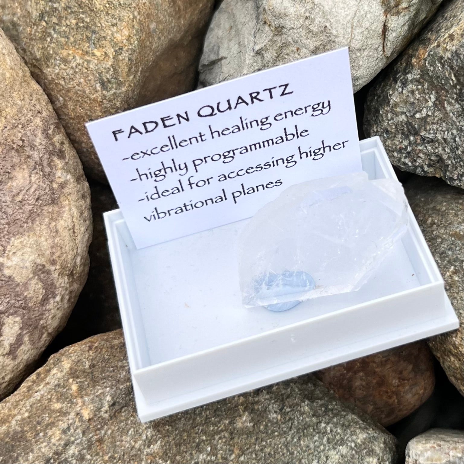 Faden Quartz ~ Specialty Boxed Crystal