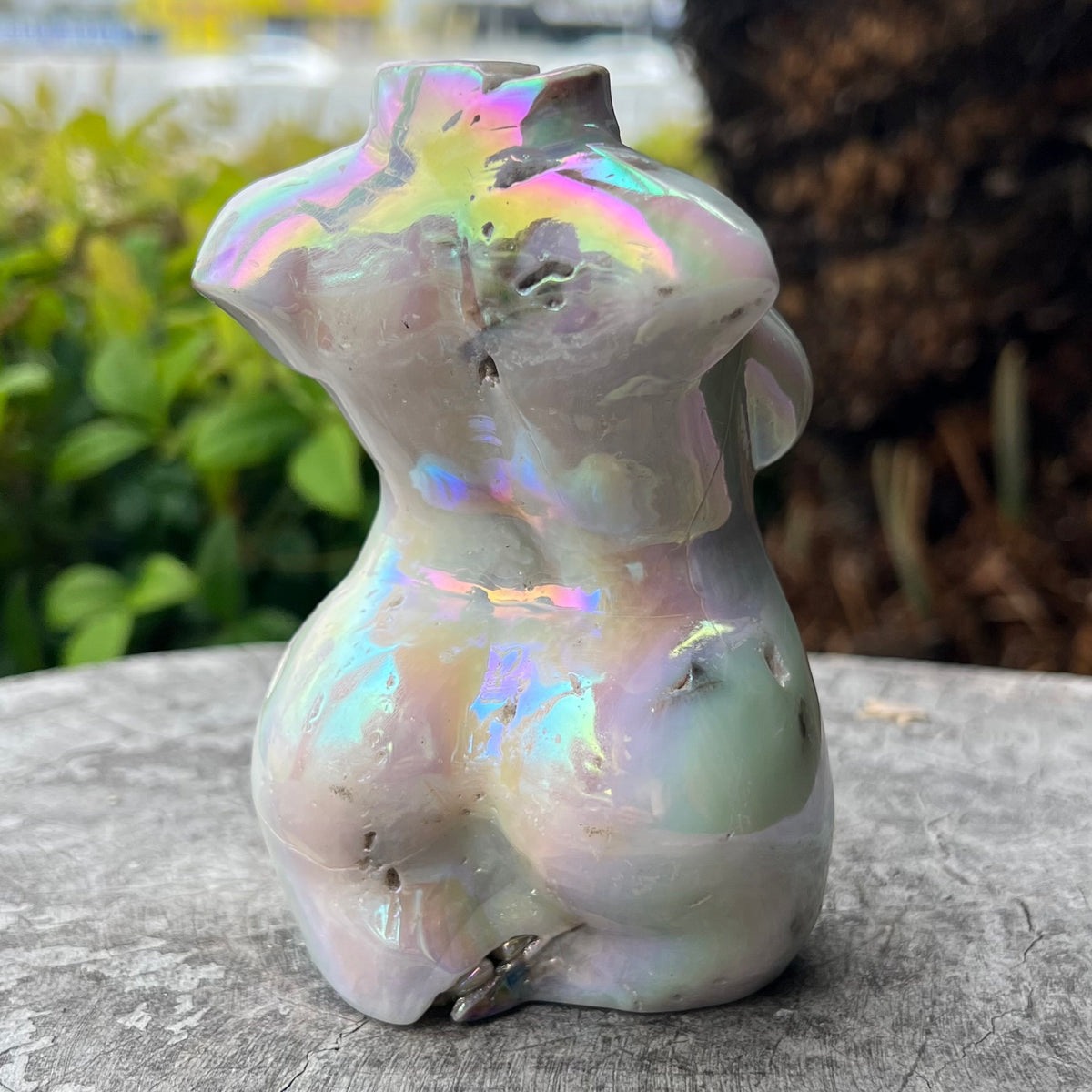 Electroplated Sphalerite
 ~ Lady Body Carving