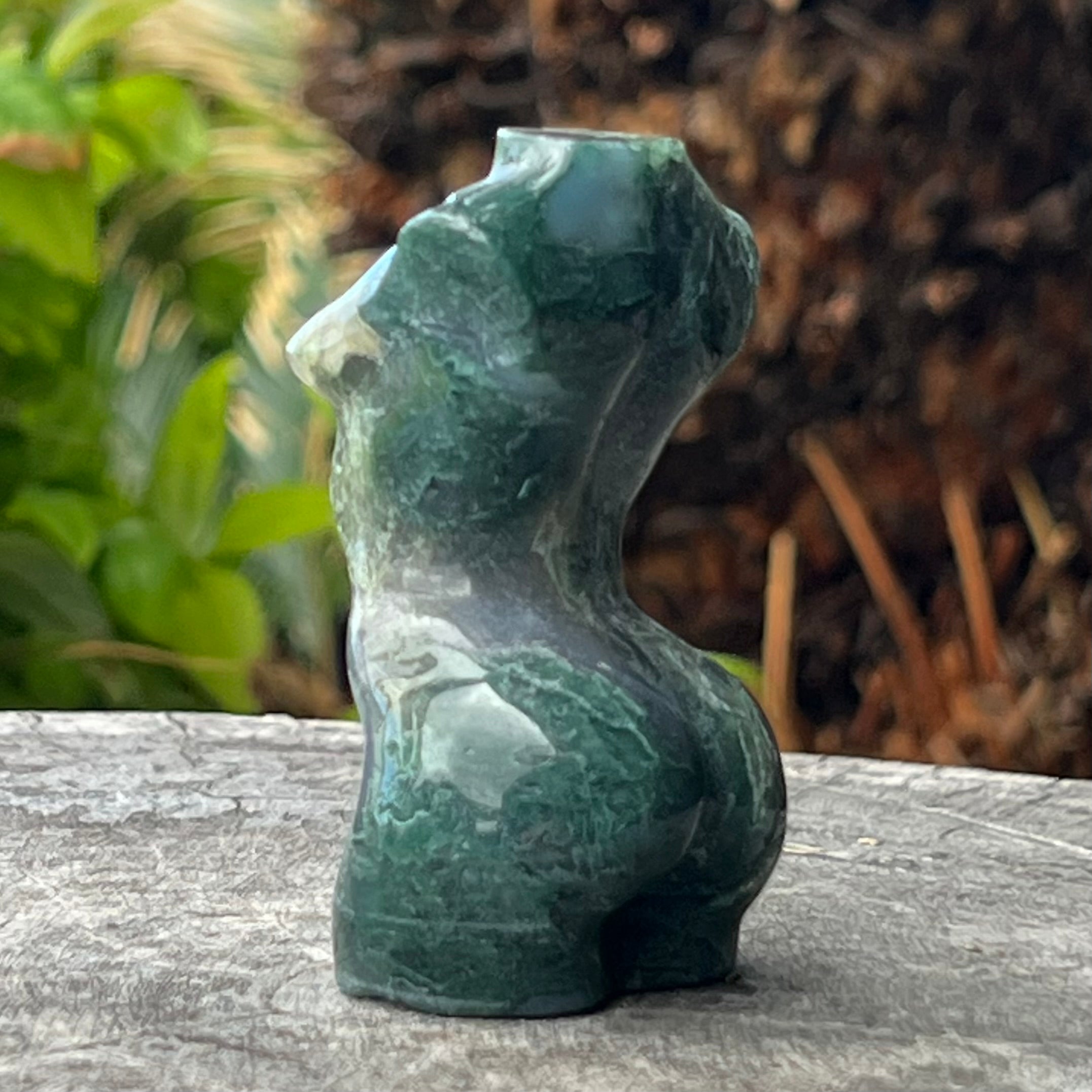 Moss Agate Goddess ~ Mini Lady Body (4)