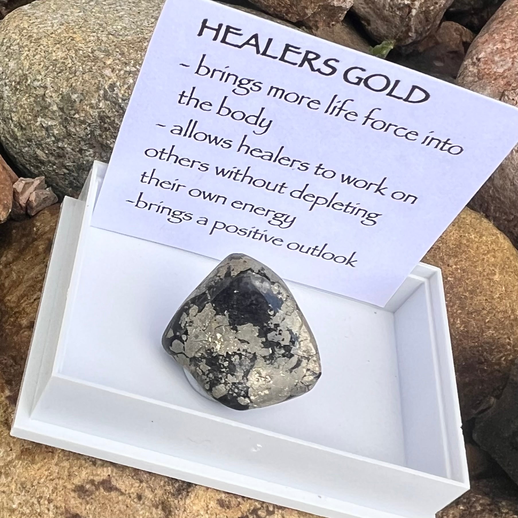 Healers Gold Specimen ~ Specialty Boxed Crystal