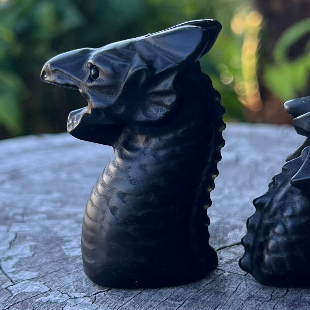 Black Obsidian Dragon ~ 3 Piece Set