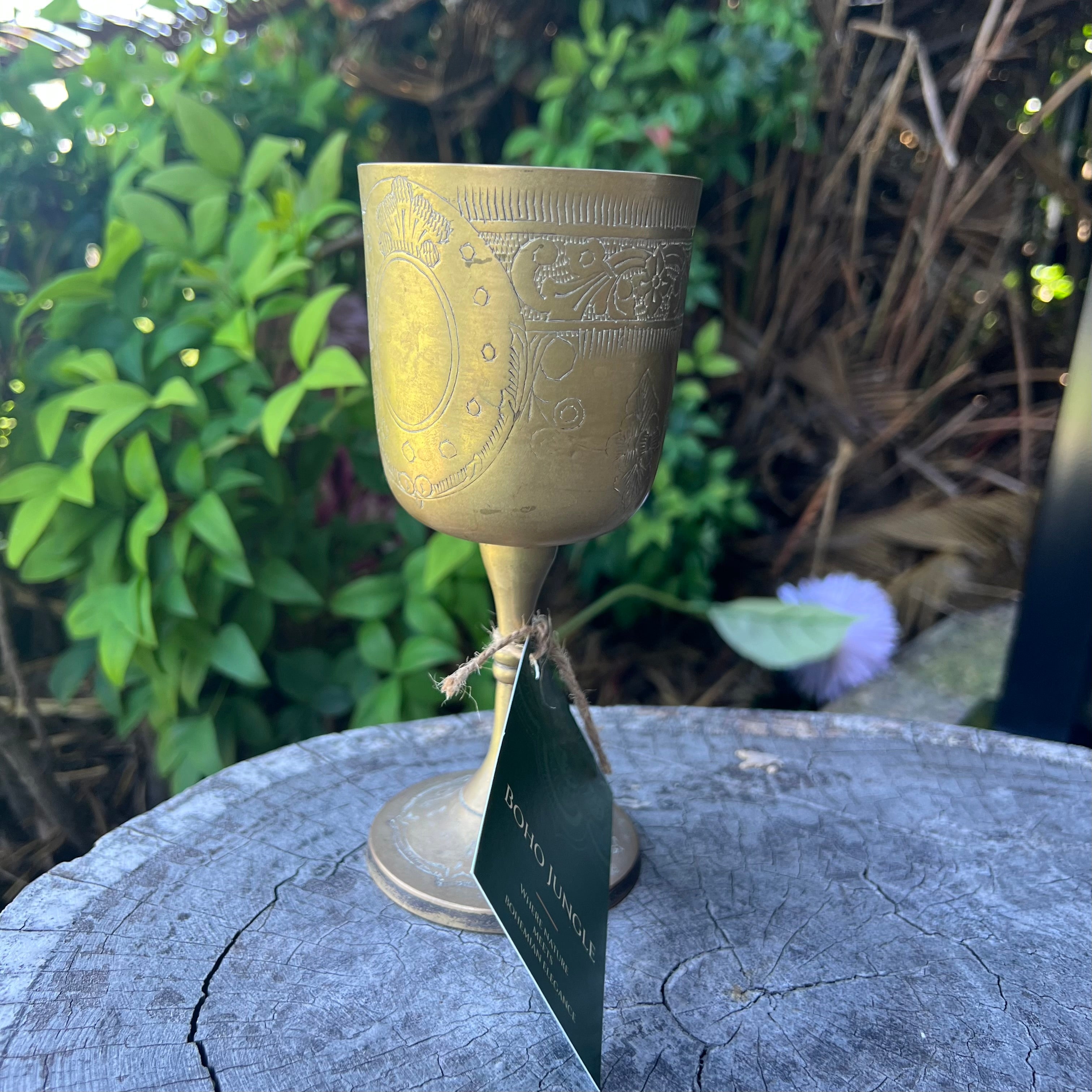 Boho Jungle ~ Vintage Chalice