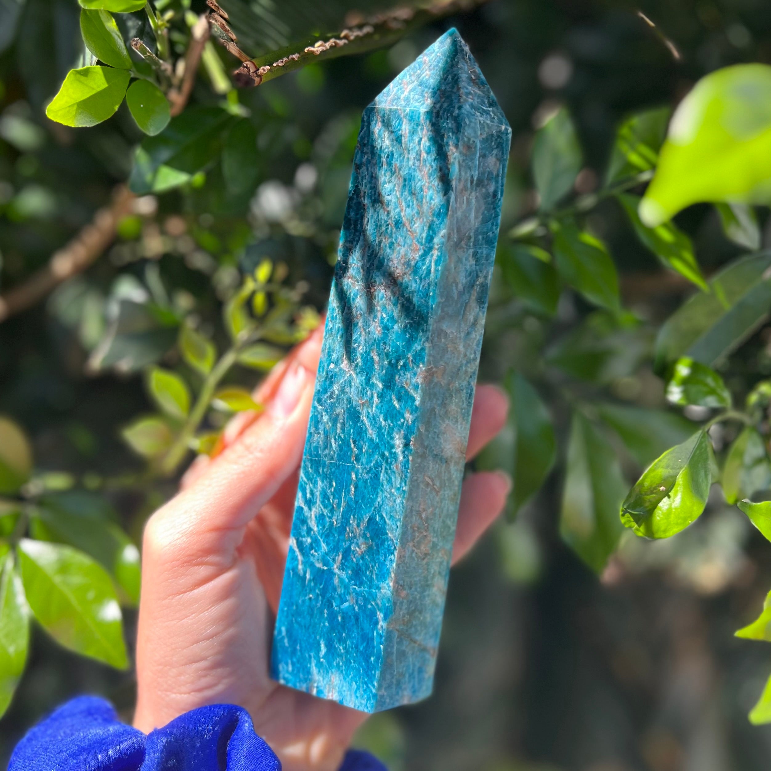 Blue Apatite Tower