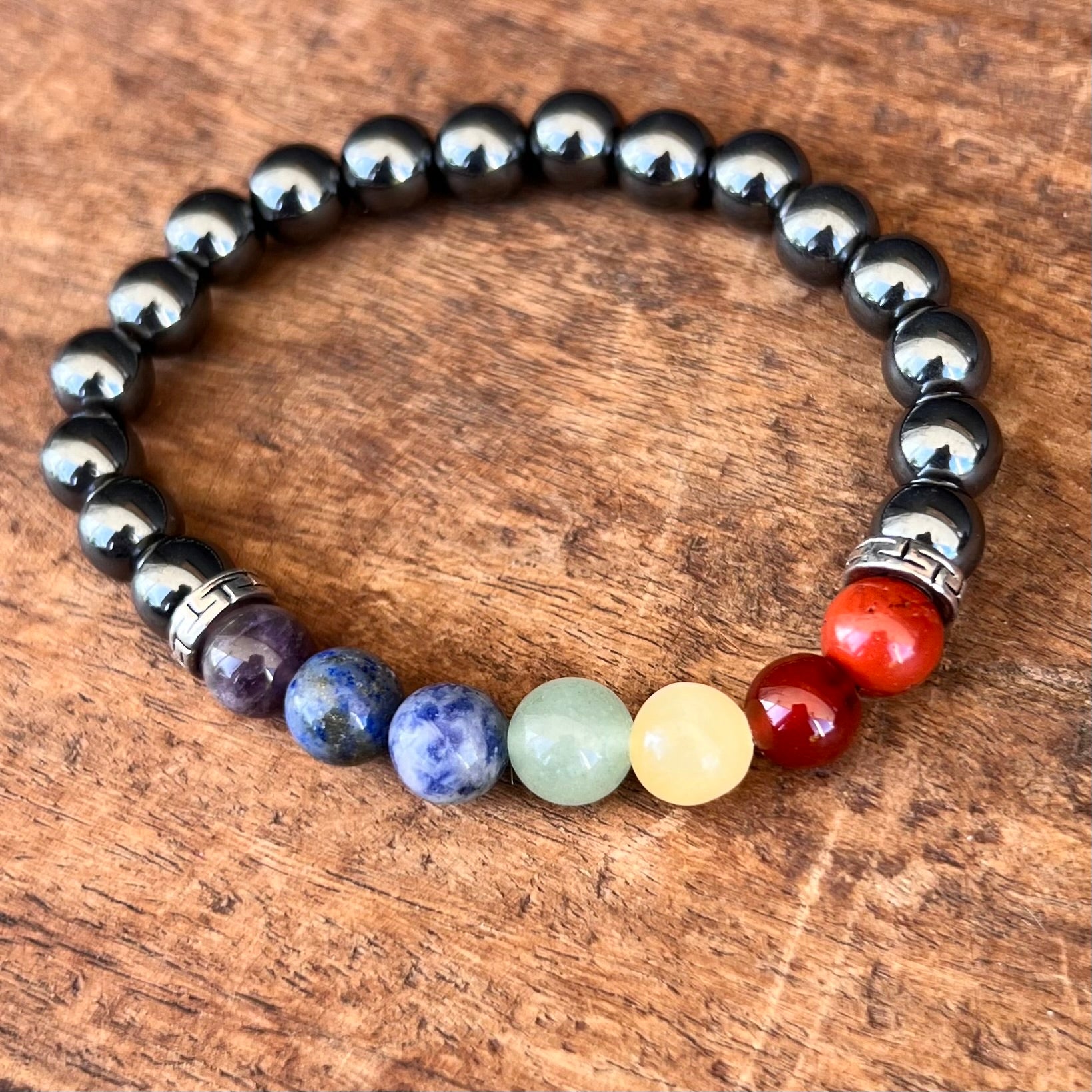 Chakra & Hematite Bracelet