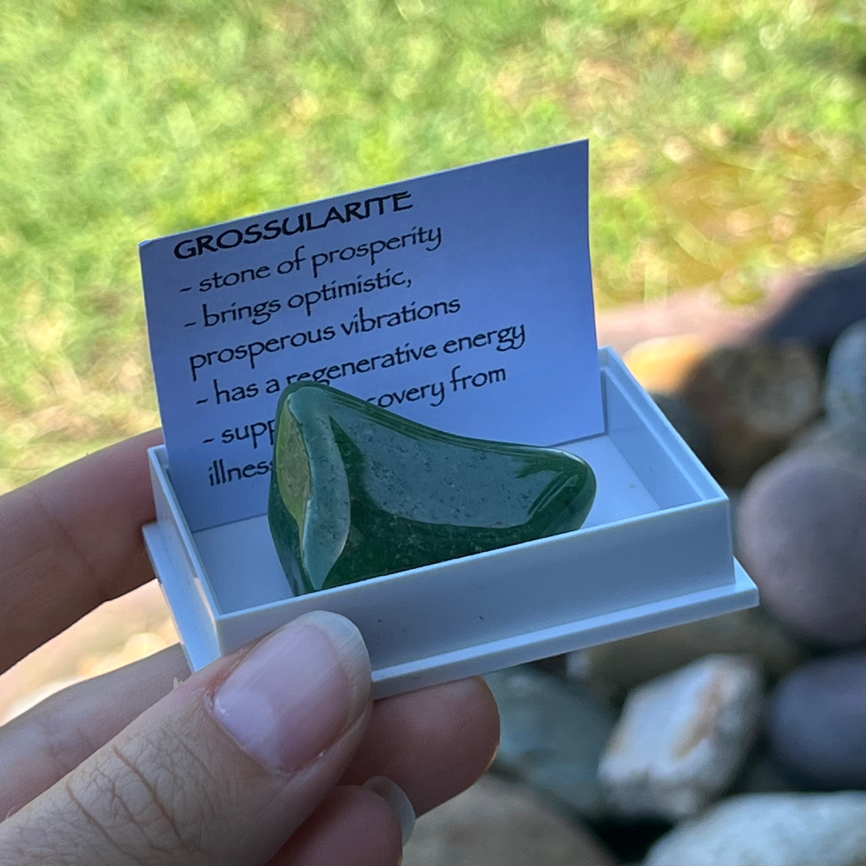 Grossularite ~ Specialty Boxed Crystal