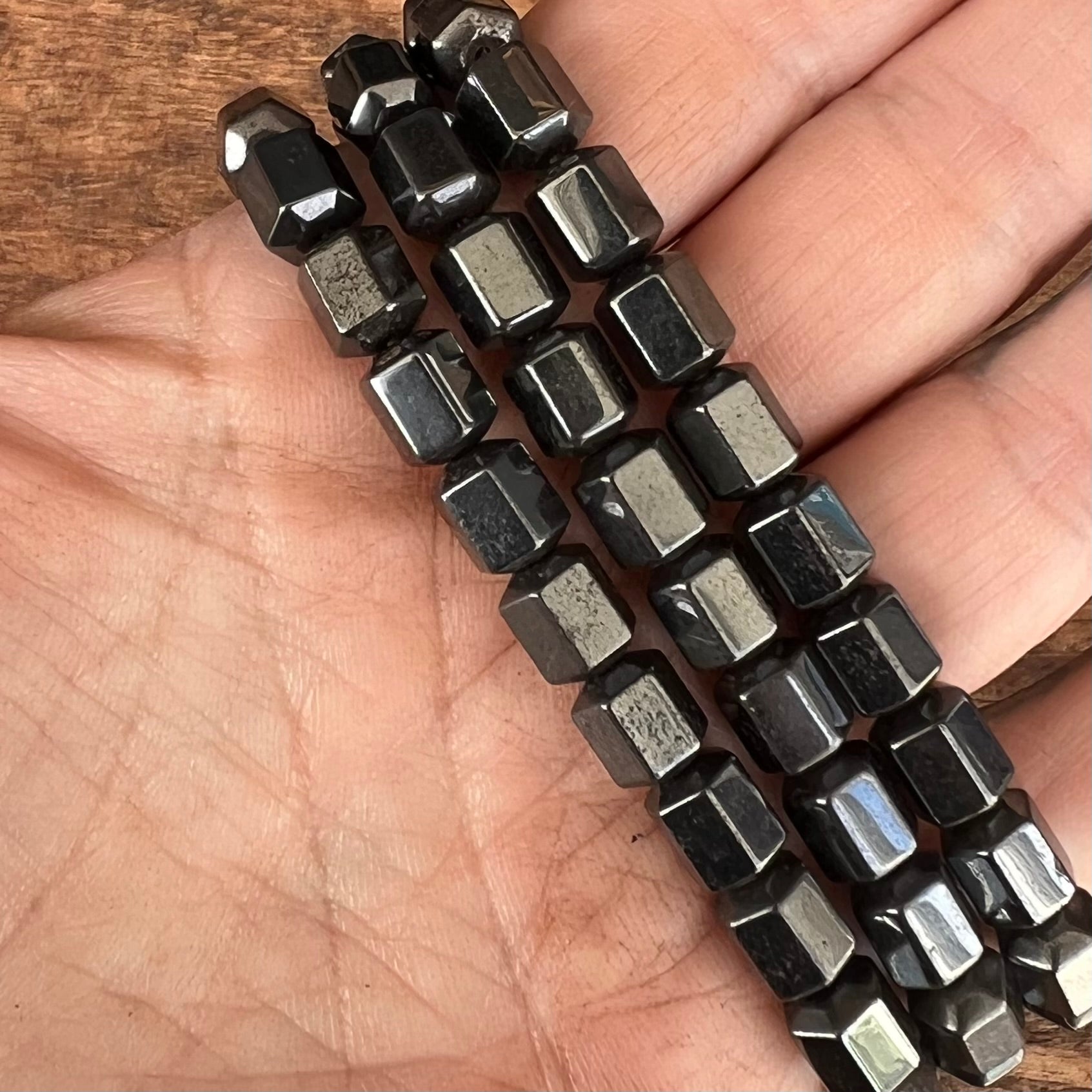 Hematite Bracelet ~ Larger Fit