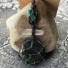 Muse Medicine ~ Growth and Grounding ~ Moss Agate, Smokey Quartz & Malachite ~ Talisman