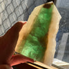 Drewsy Semi Raw Green Flourite tower