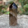 Smoky Quartz Generator Tower ~ with Rainbow Eye