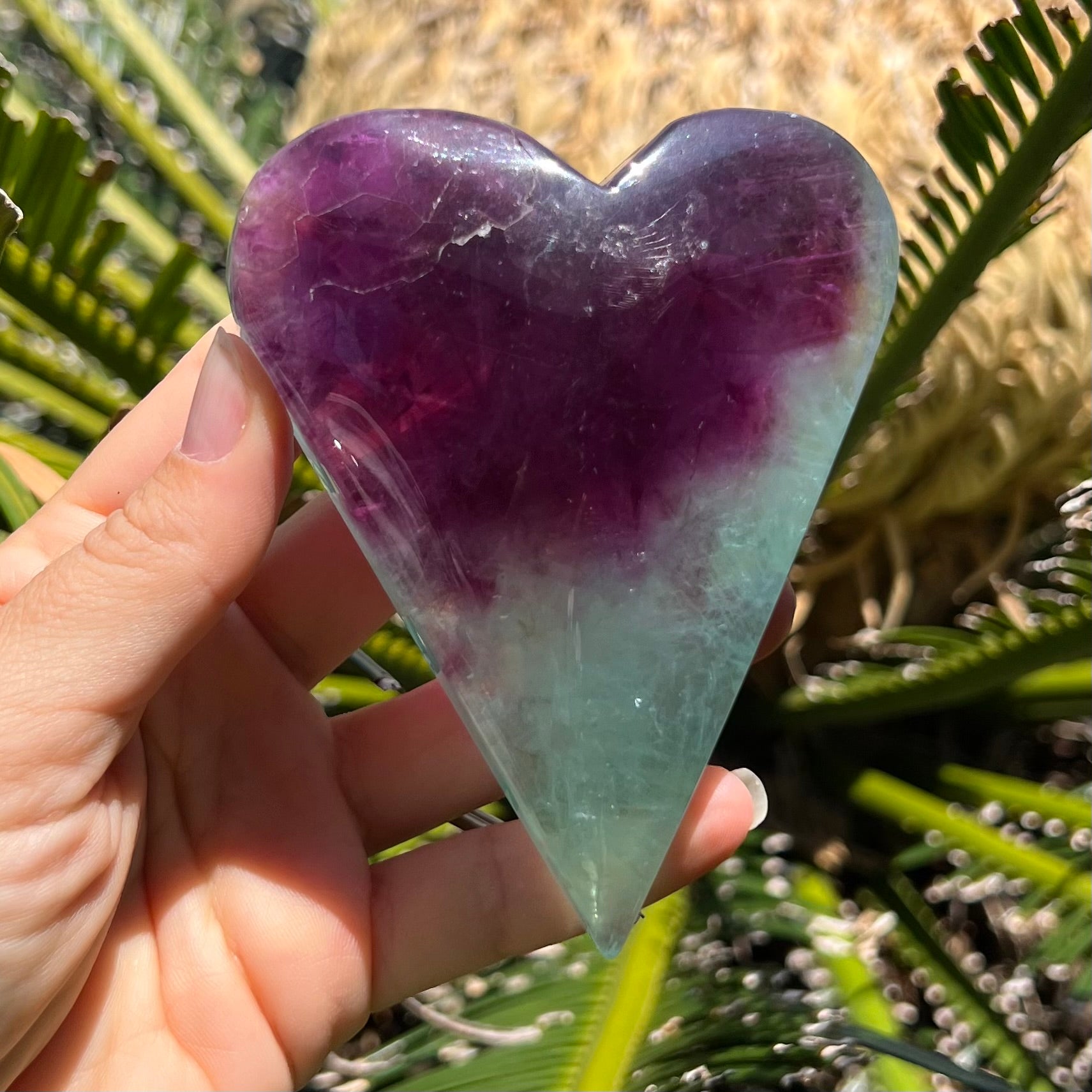 Fluorite Heart