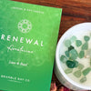 Boho Crystal Renewal Candle ~ Aventurine ~
Lime & Basil