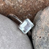 Aquamarine Sterling Silver Ring ~ 9