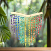 Sea Glass Rainbow Wind Chime ~ Large