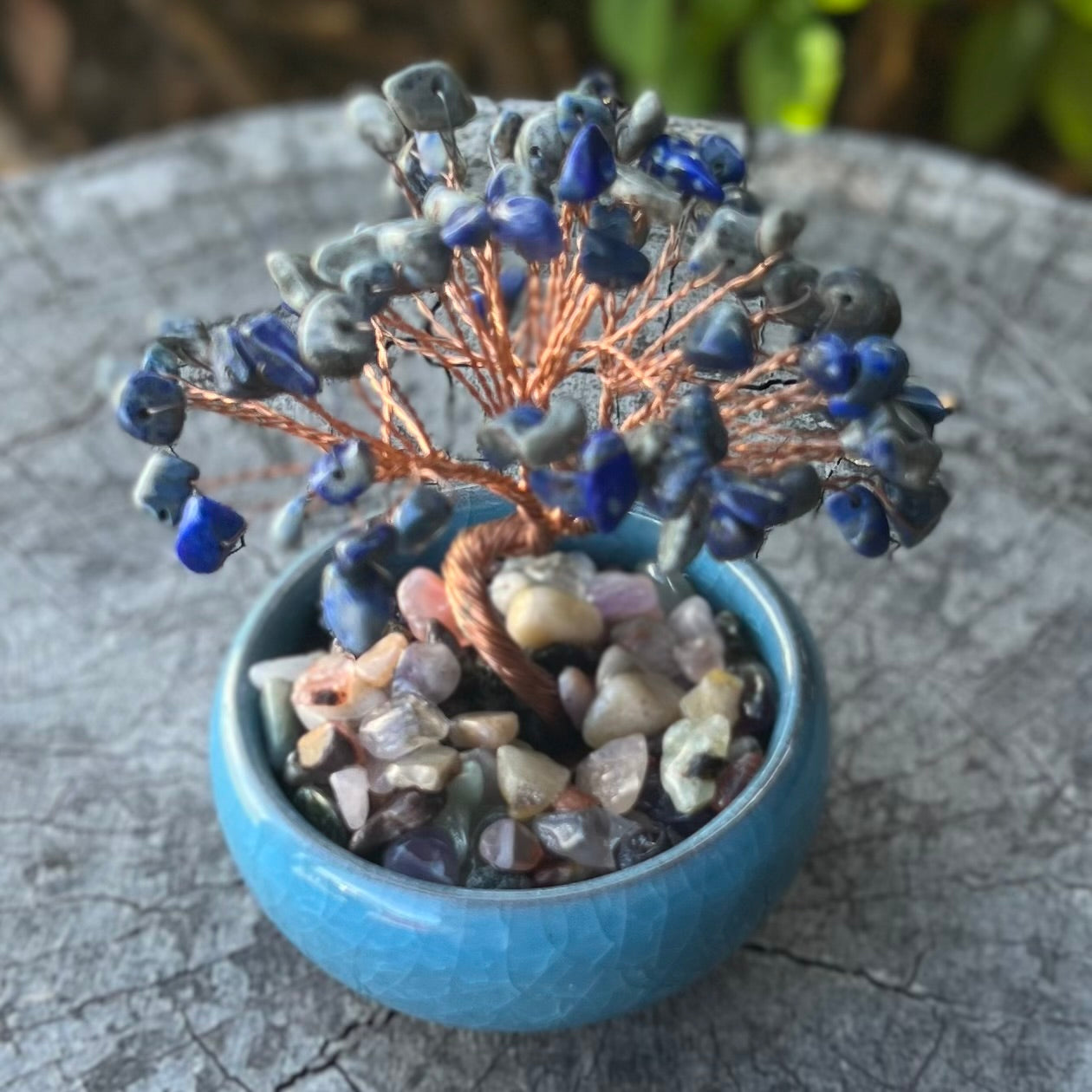 Crystal Bonsai Tree ~ Lapis Lazuli