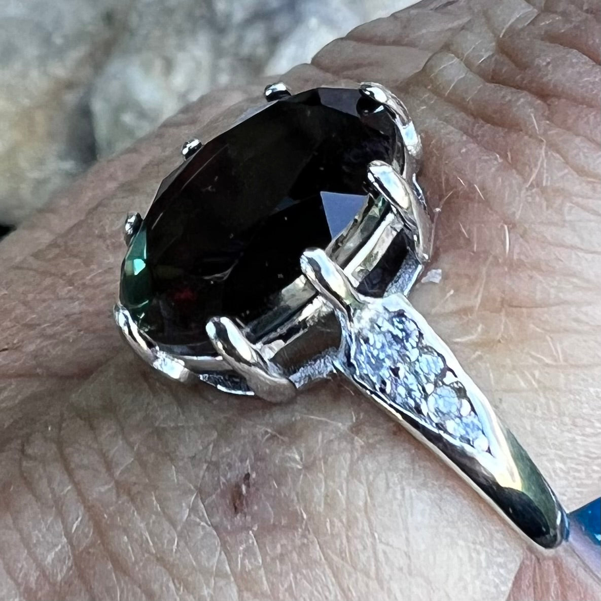 Alexandrite ~ Sterling Silver Ring ~ Size 6