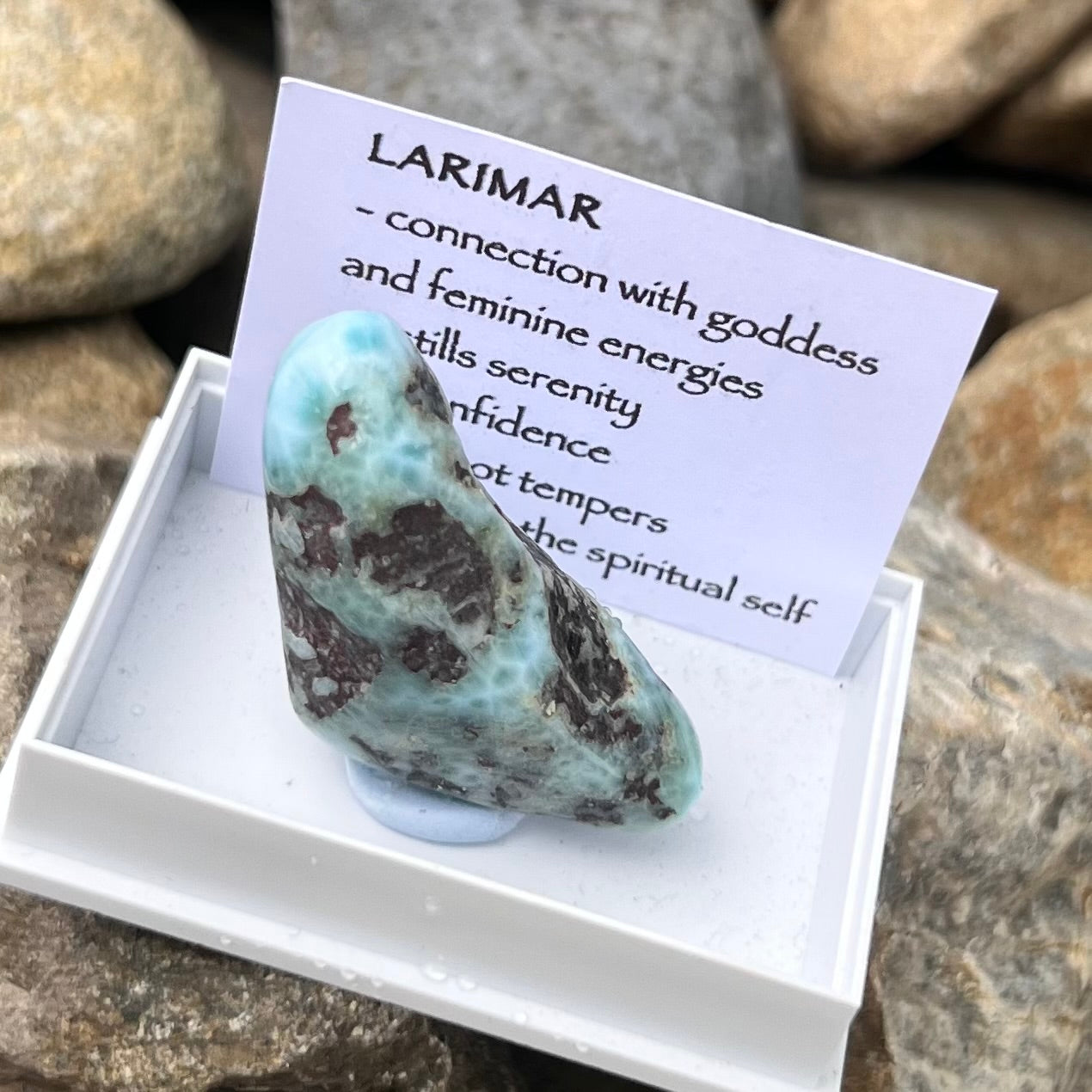 Larimar ~ Specialty Boxed Crystal