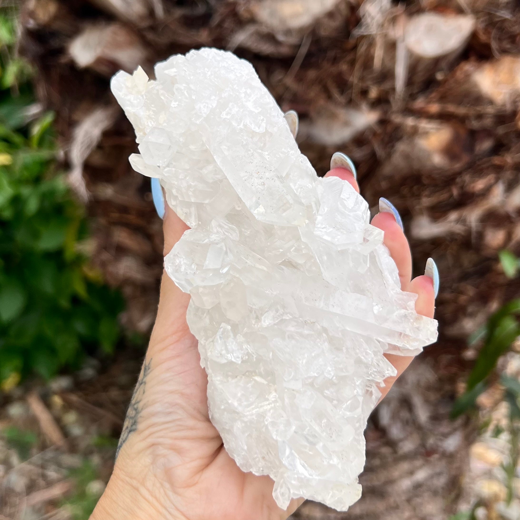 Clear Quartz Natural Raw Cluster (4)