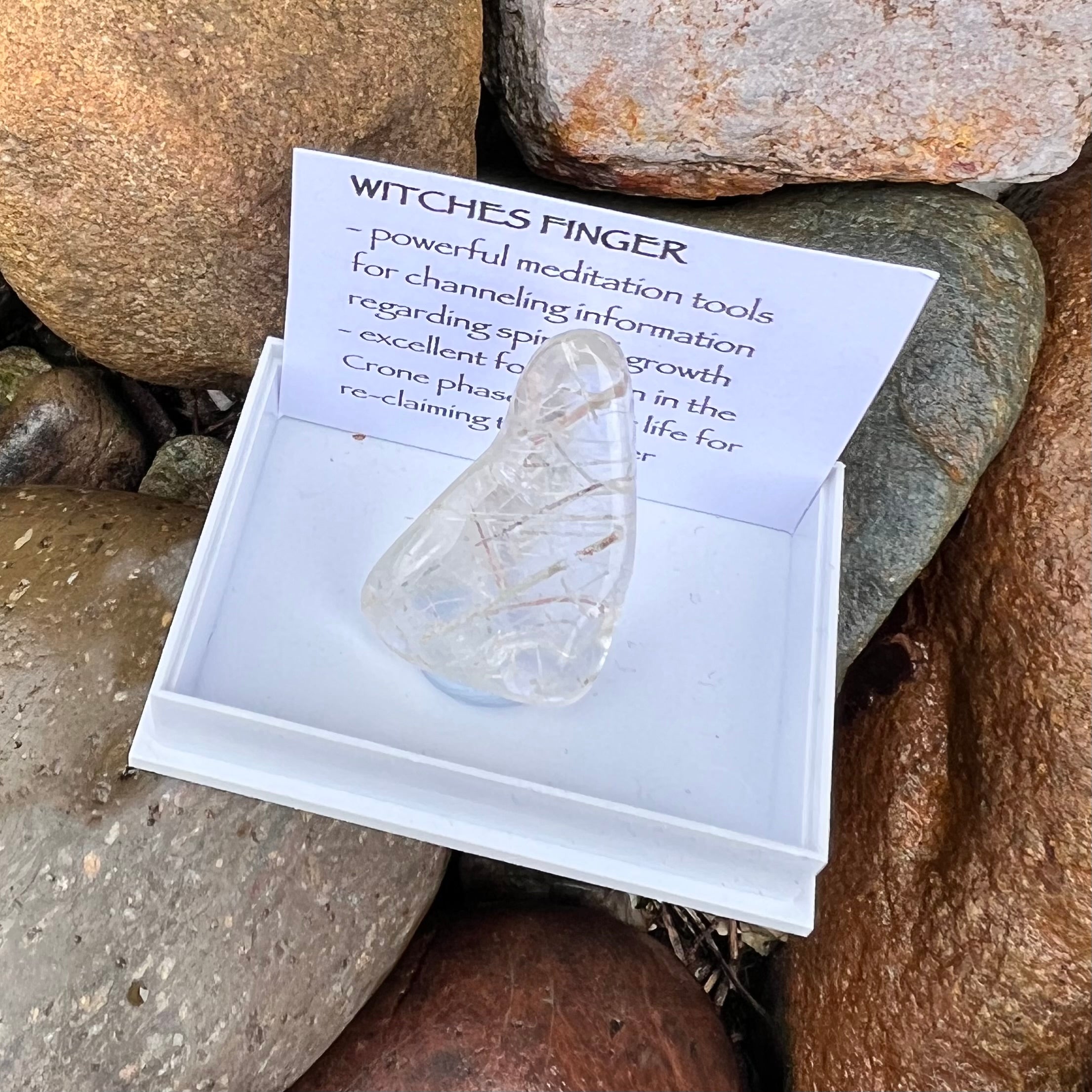 Witches Finger ~ Specialty Boxed Crystal
