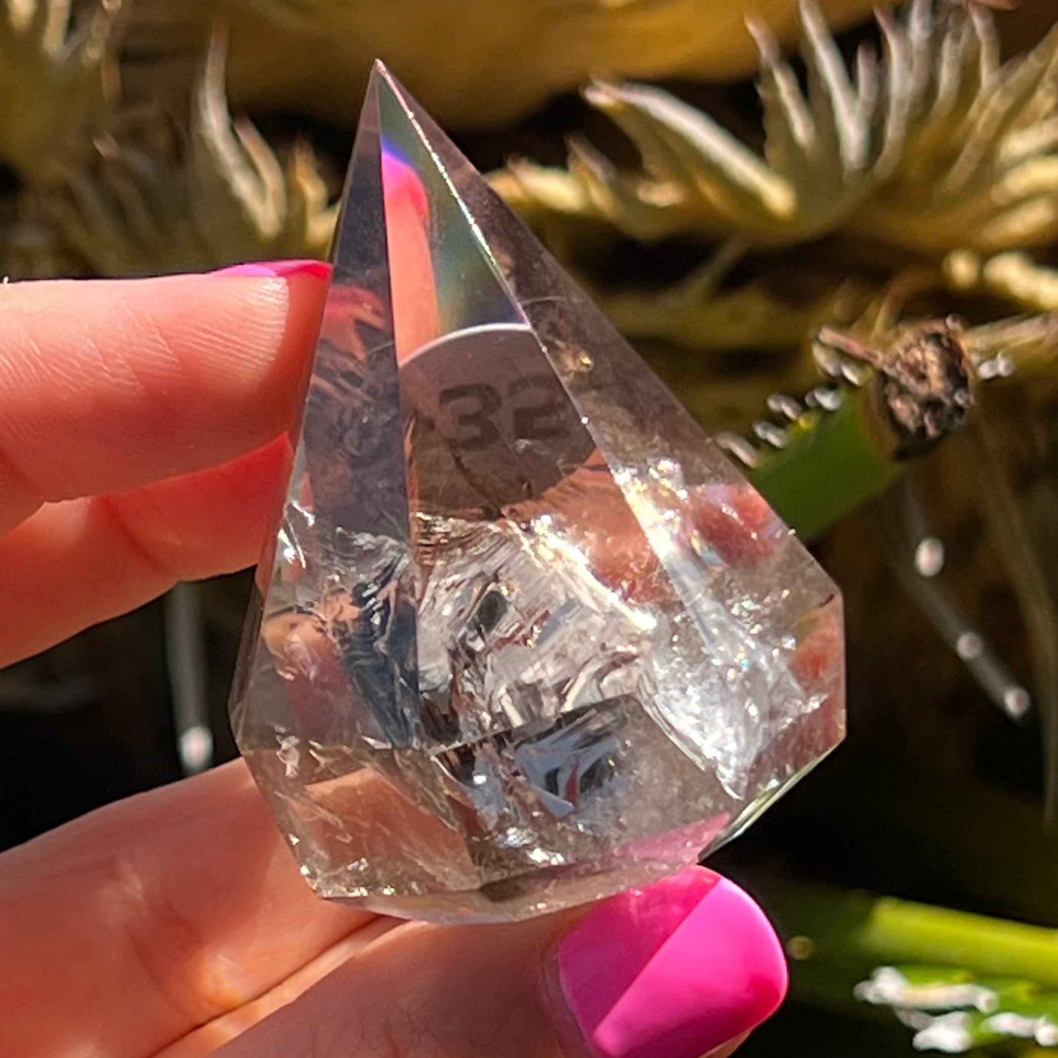 Smokey Citrine ~  Quartz Diamond Cut