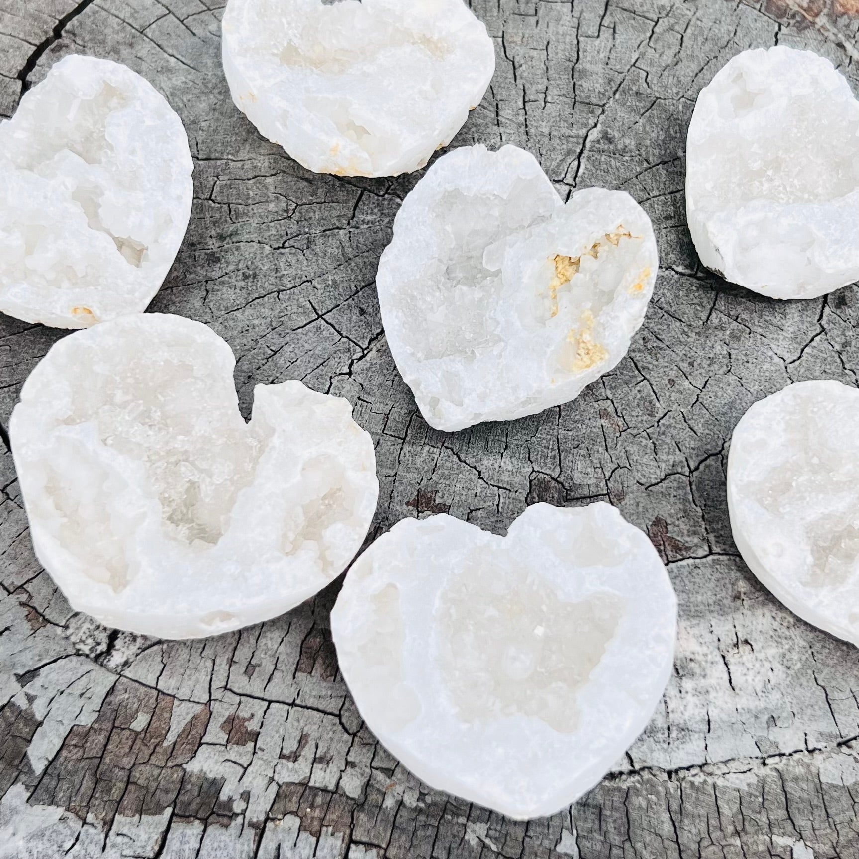 Clear Quartz Heart Geode