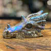 Electroplated Jasper Dragon Head