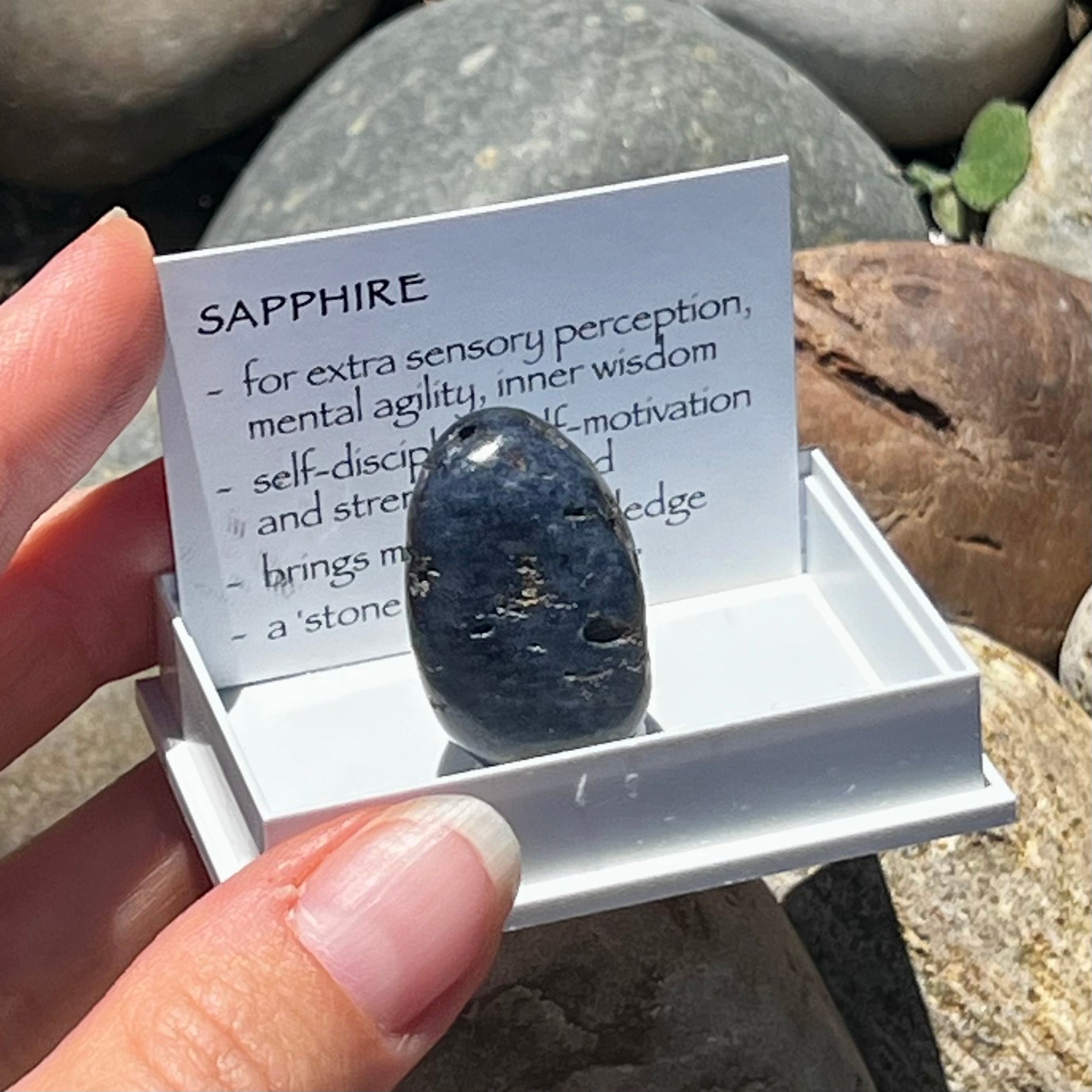 Sapphire ~ Specialty Boxed Crystal