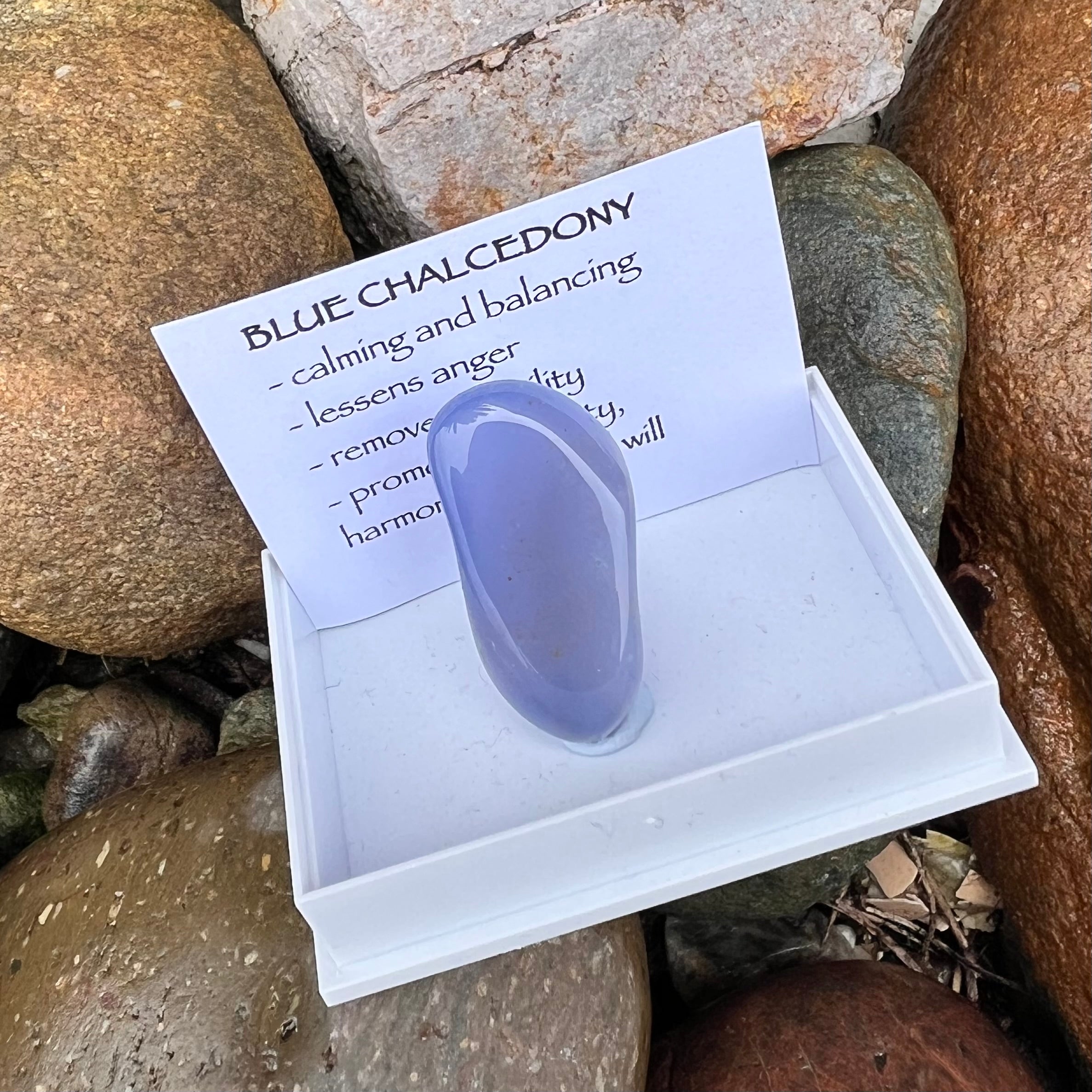 Blue Chalcedony ~ Specialty Boxed Crystal