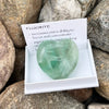 Green Fluorite Heart ~ Specialty Boxed Crystal