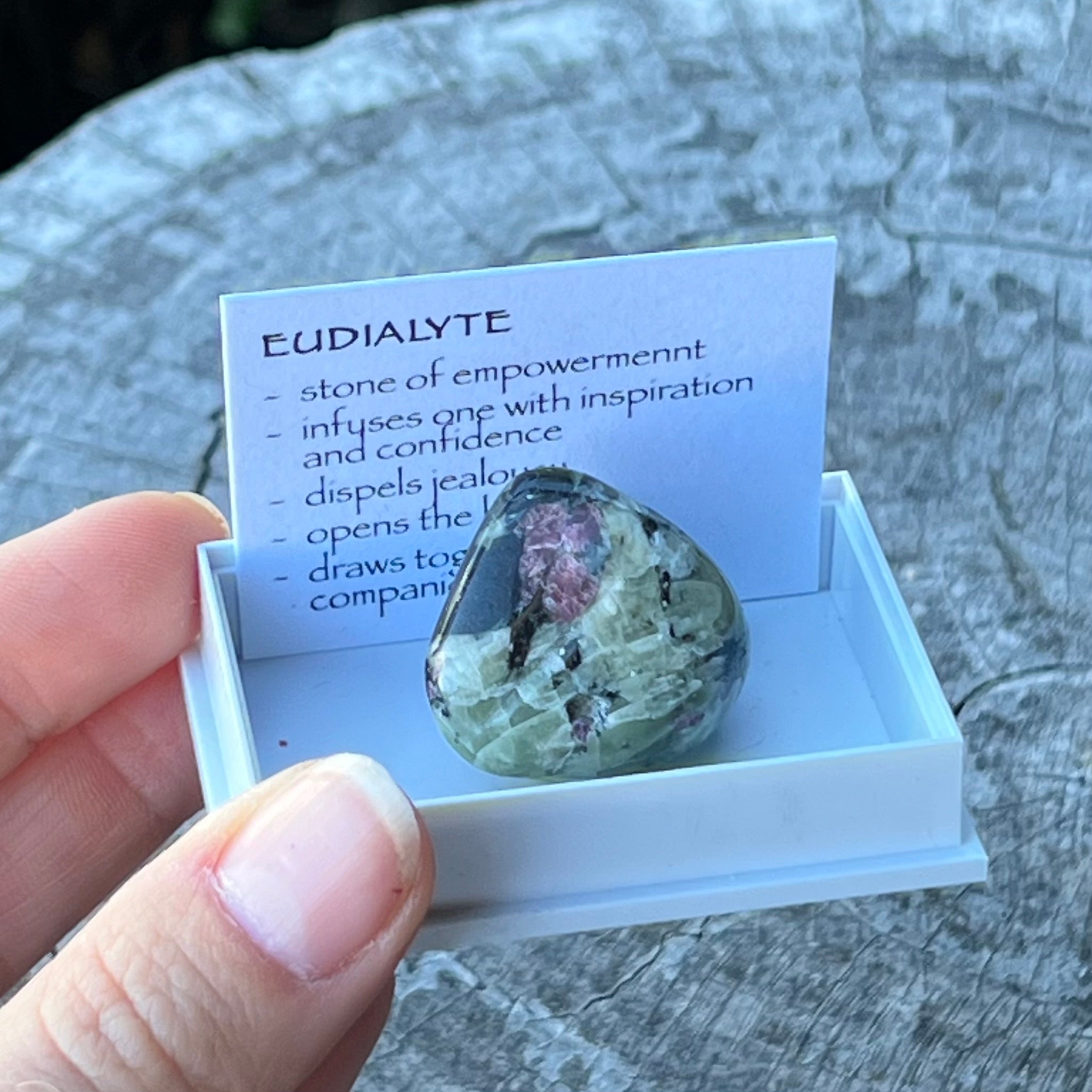 Eudialyte ~ Specialty Boxed Crystal