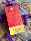 Bougies rituelles ~ Amour ~ Rouge