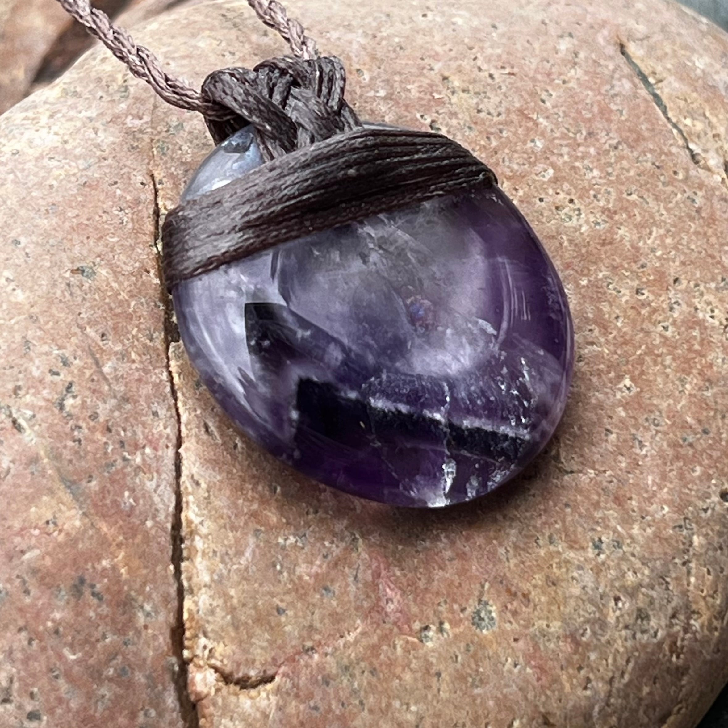 Muse Medicine ~ Chevron Amethyst ~ Tranquility Talisman