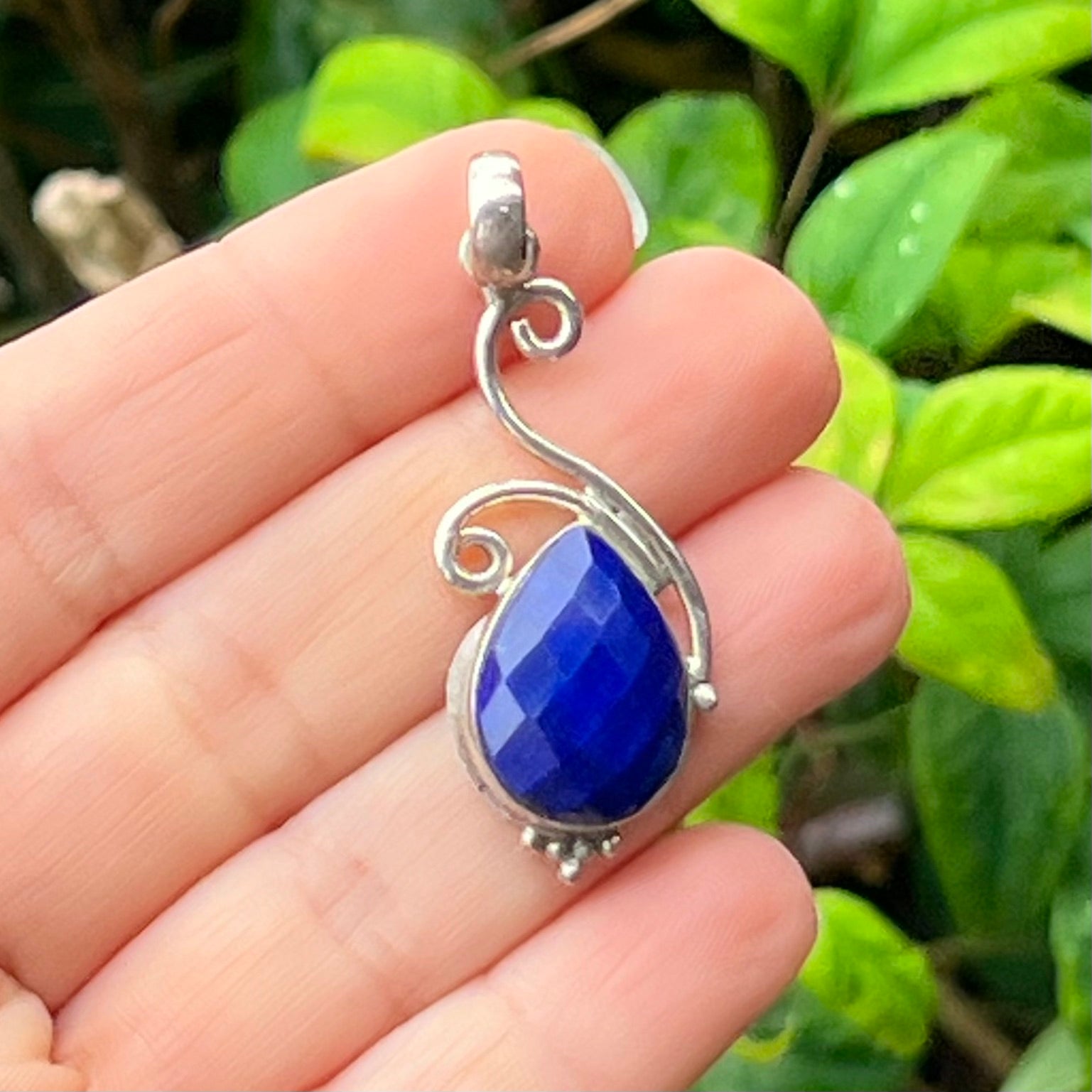 SALE ~ Lapis Lazuli ~ Sterling Silver Pendant