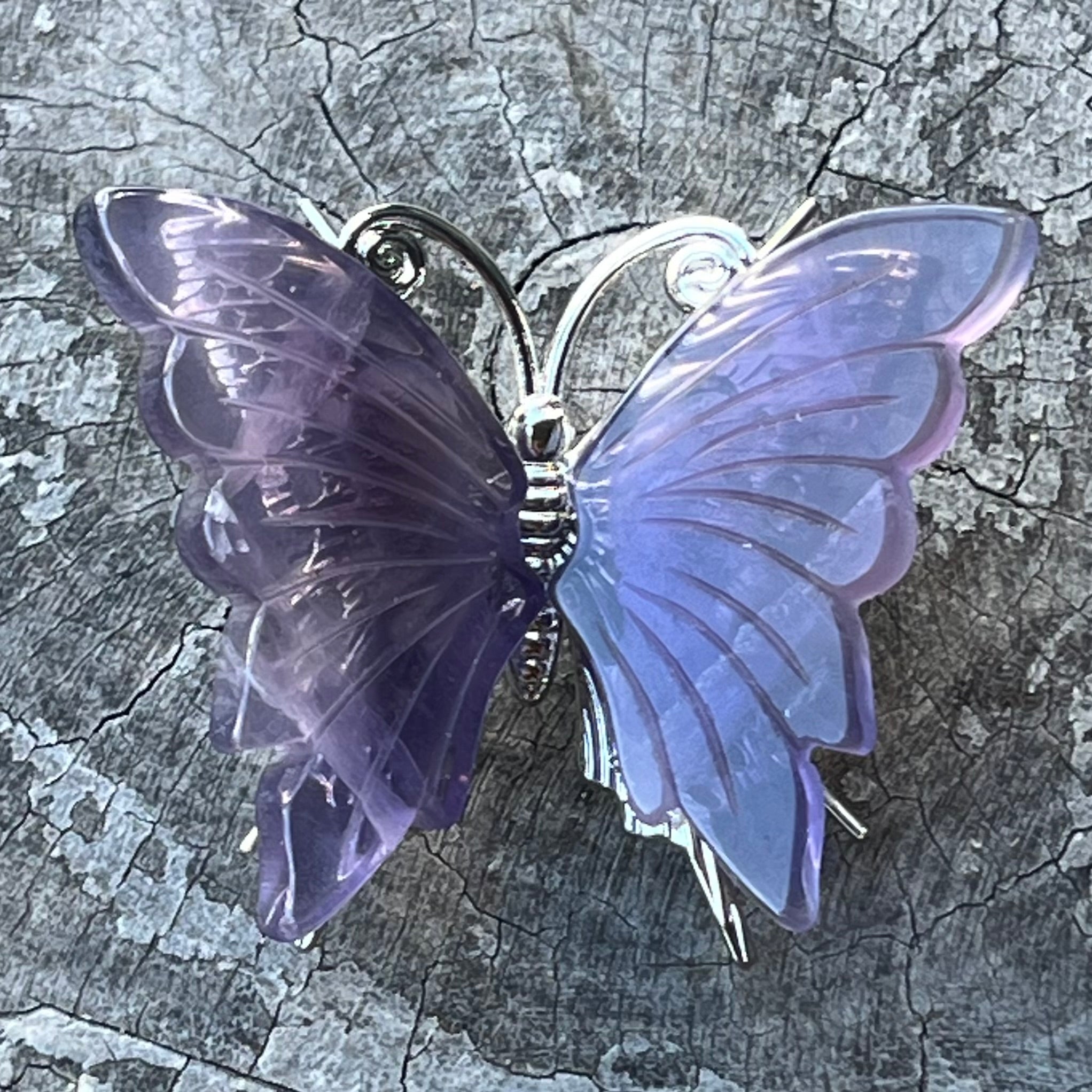 Purple Fluorite Butterfly
