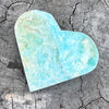 Blue Aragonite Heart