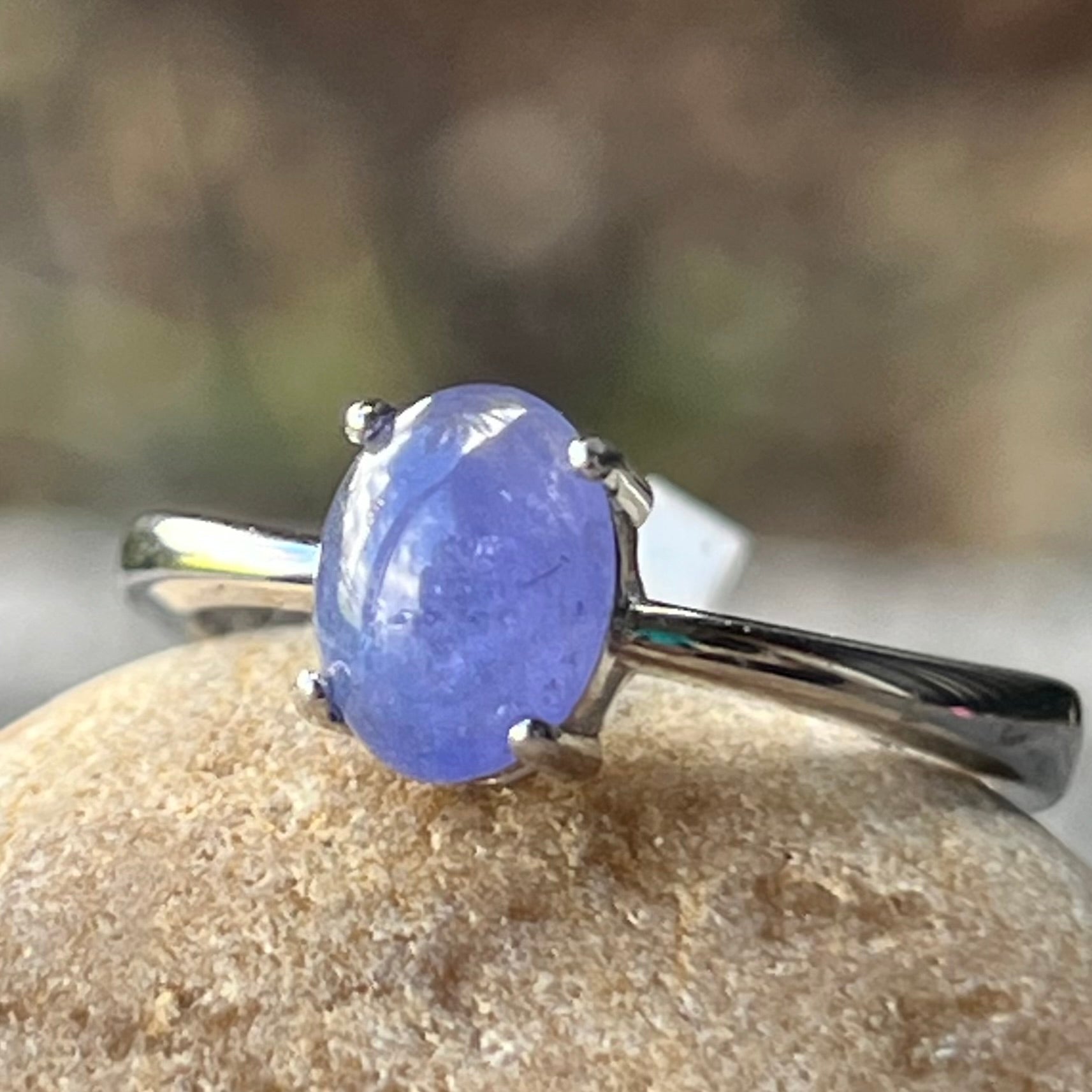 Tanzanite ~ Sterling Silver Ring ~ 7