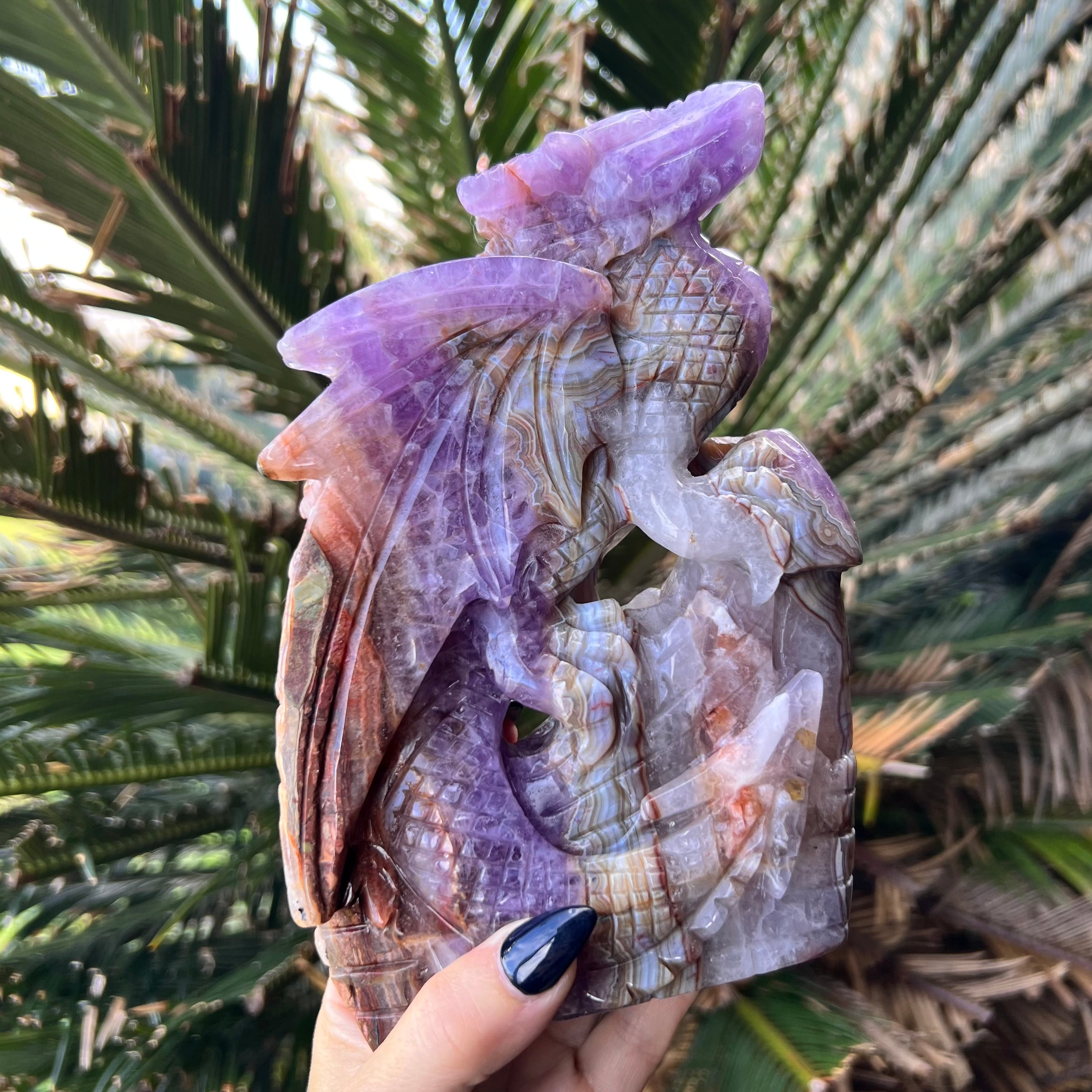 Dragon Carving ~ Amethyst