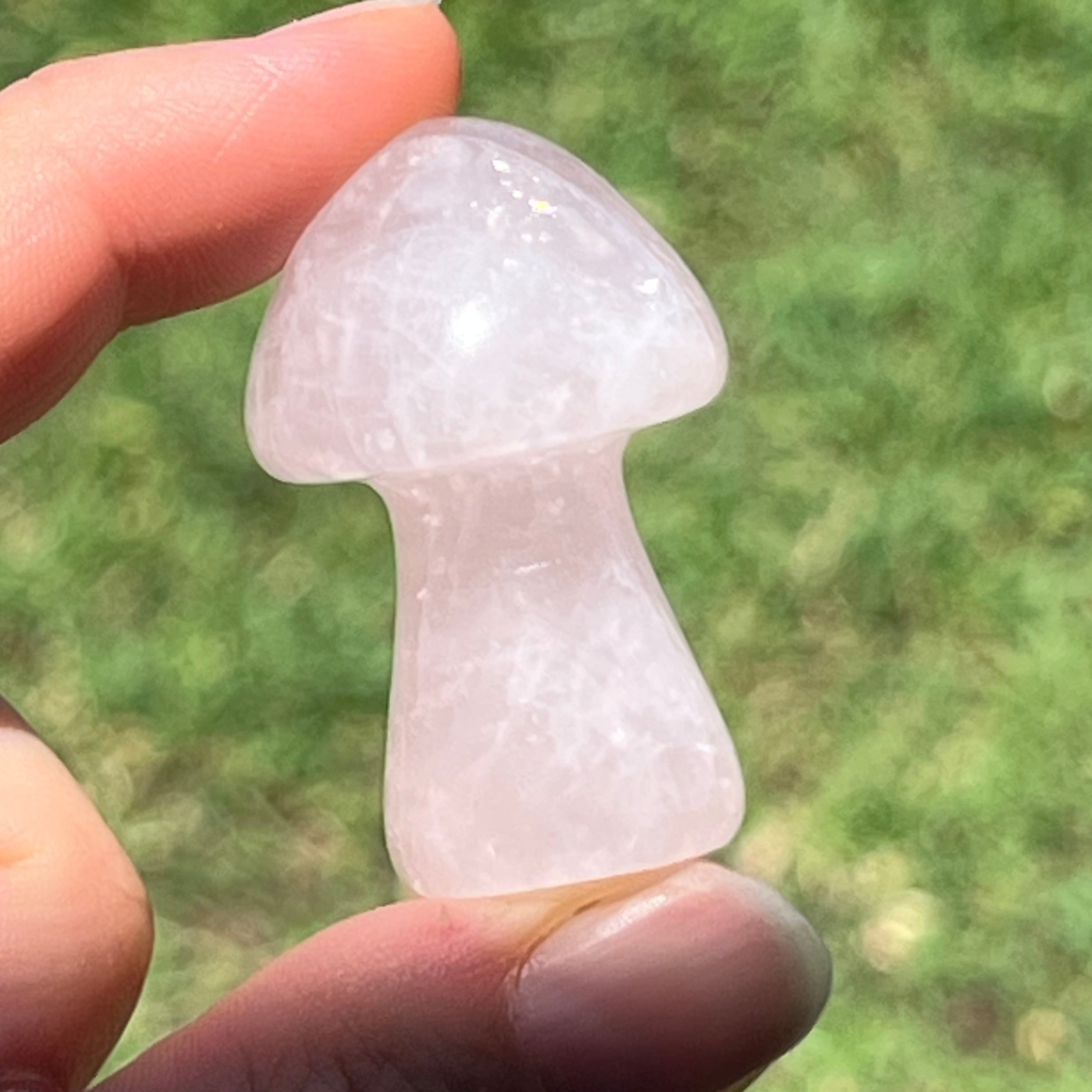 Rose Quartz Mushroom