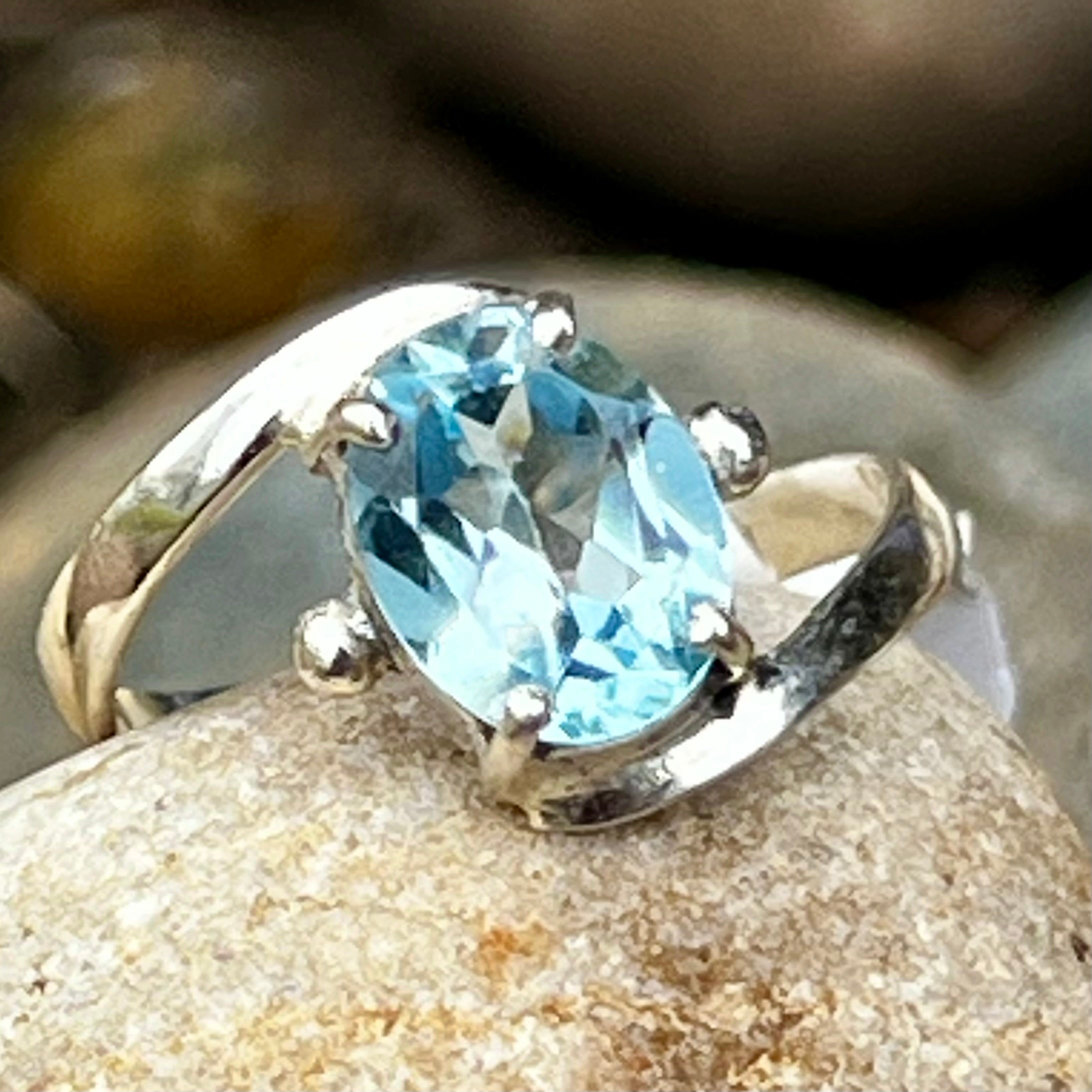 Topaz ~ Sterling Silver Ring ~ 7