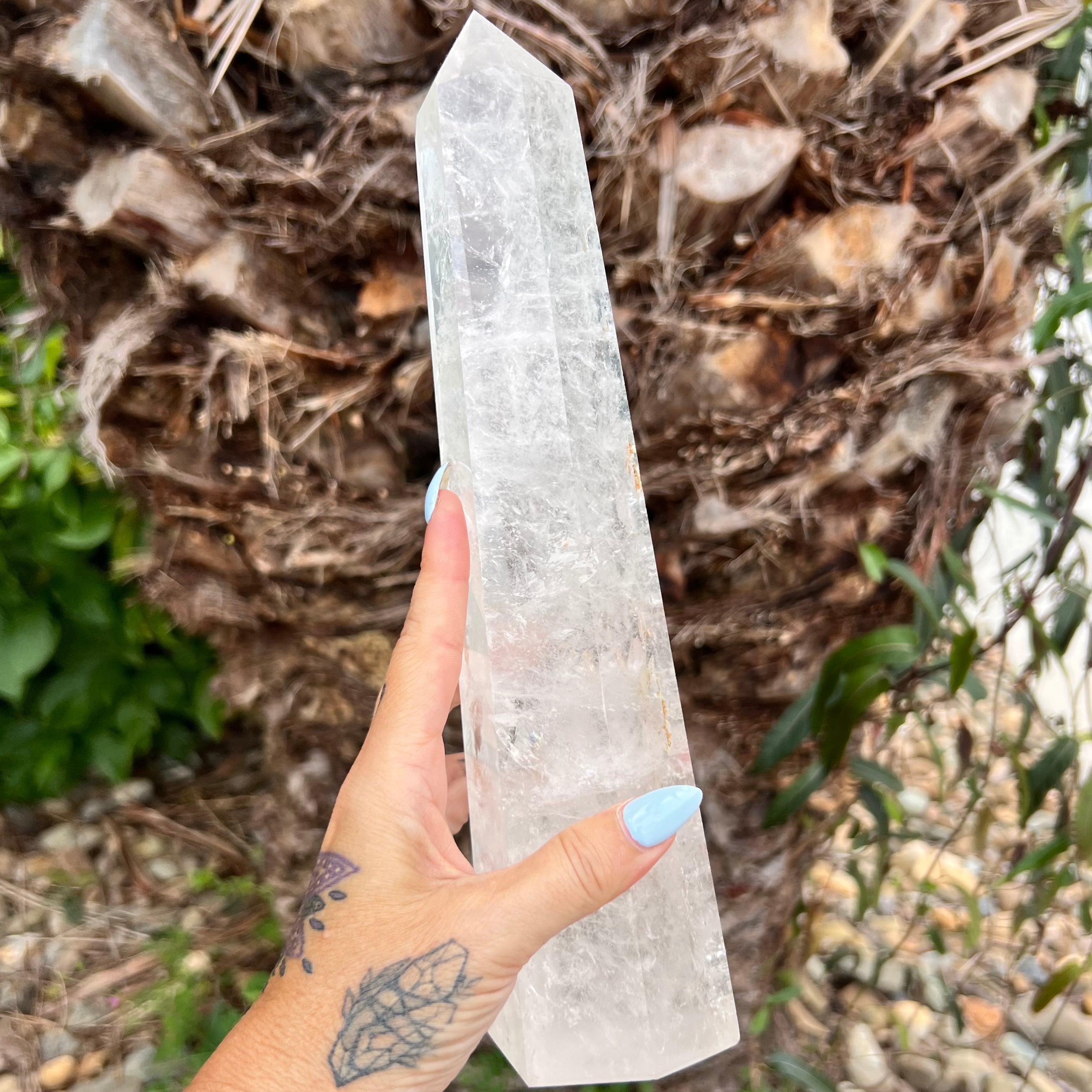 Clear Quartz Tower