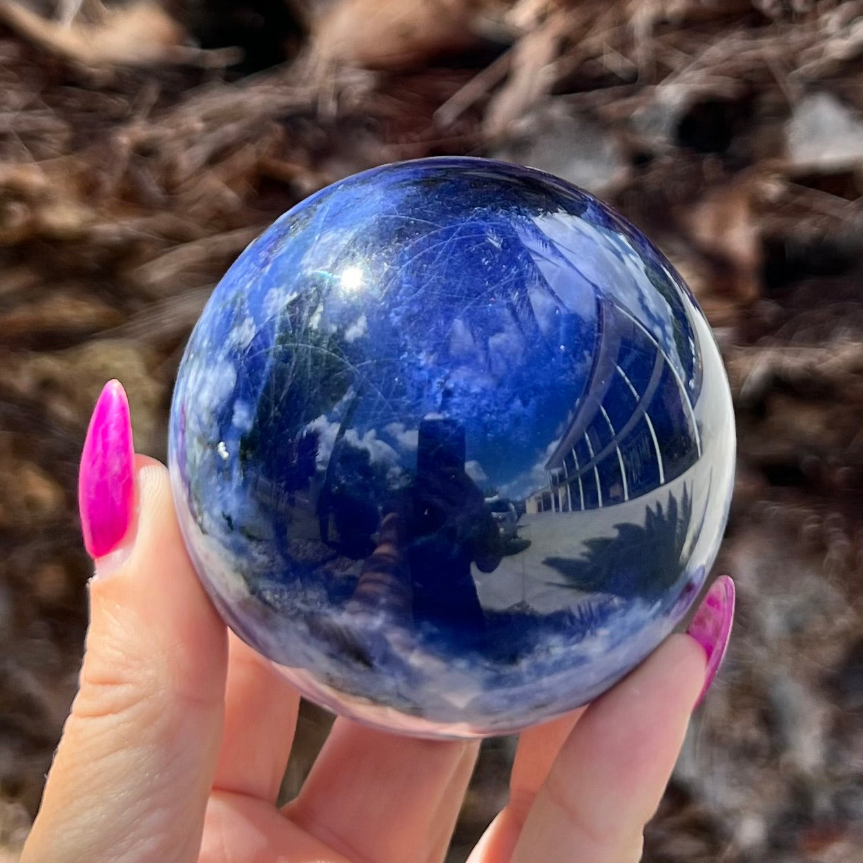 Dumortierite Sphere