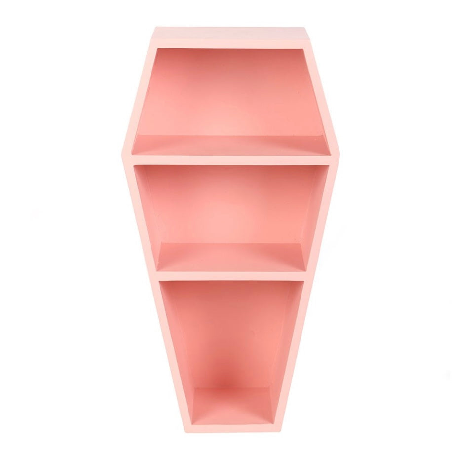 Pink Coffin Shelf ~ Shadow Box
